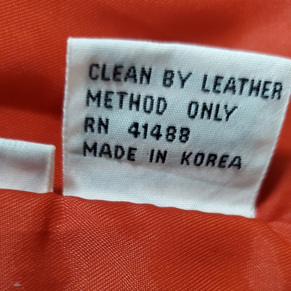 Toffs vintage brick red leather jacket size large - Picture 5 of 8